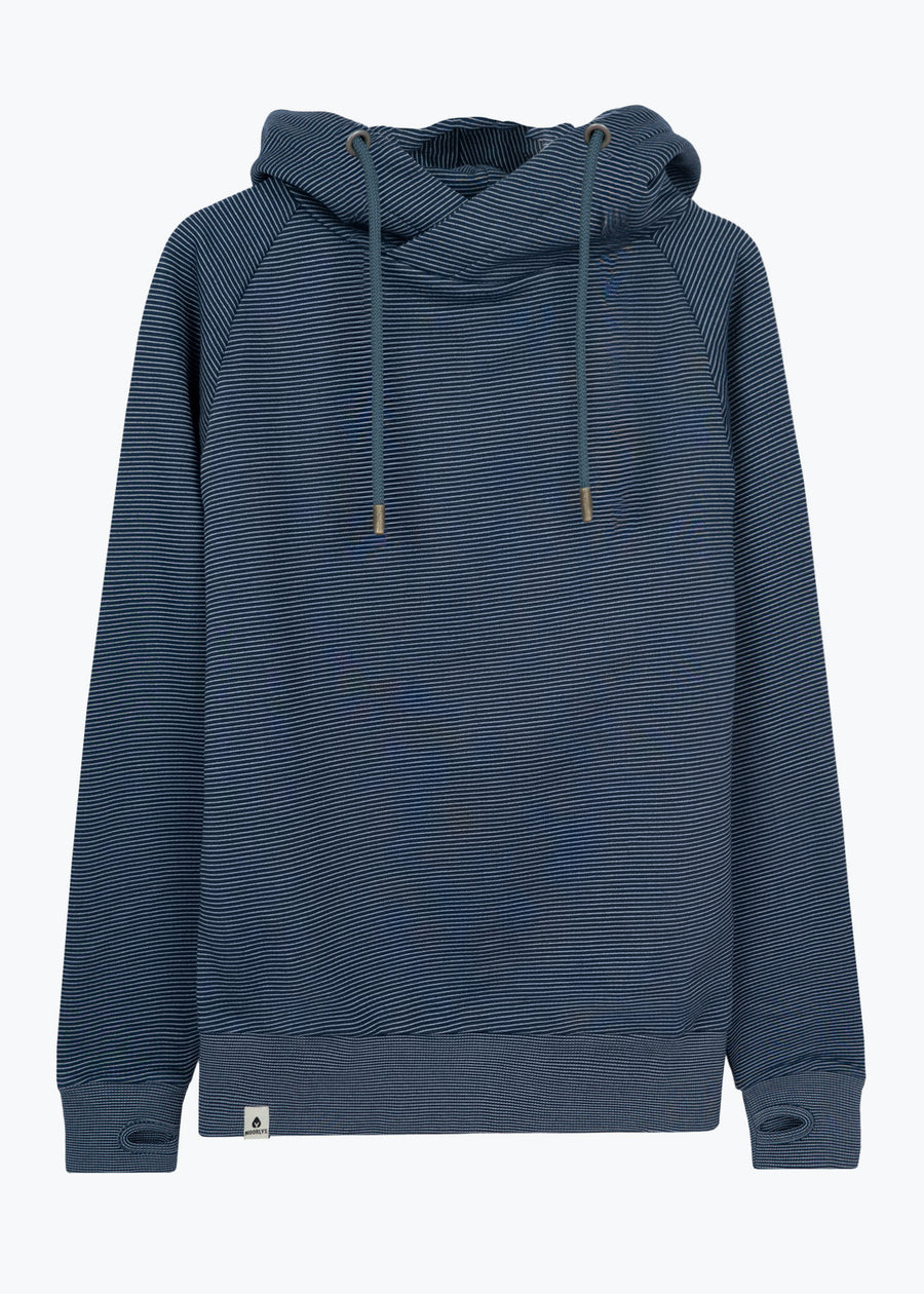 Hoodie COVA MarineGestreept