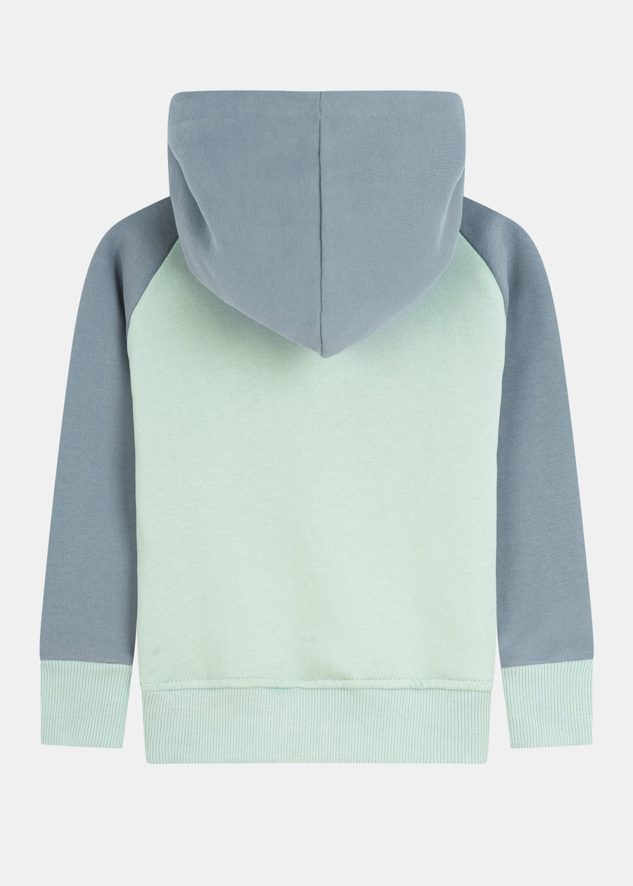 GOTS Hoodie GUFFEL ZilverBlauw