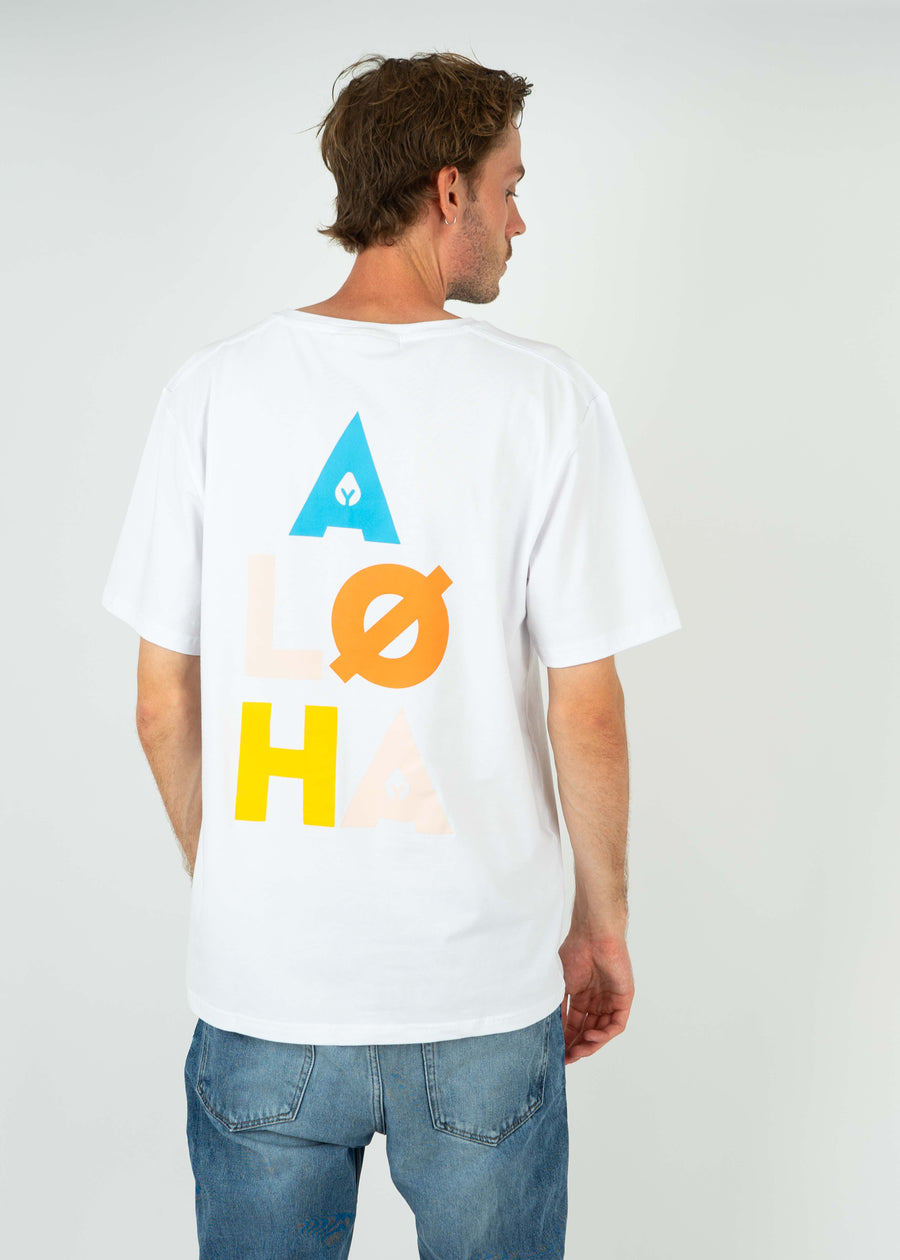 T-shirt ALØHA Wit