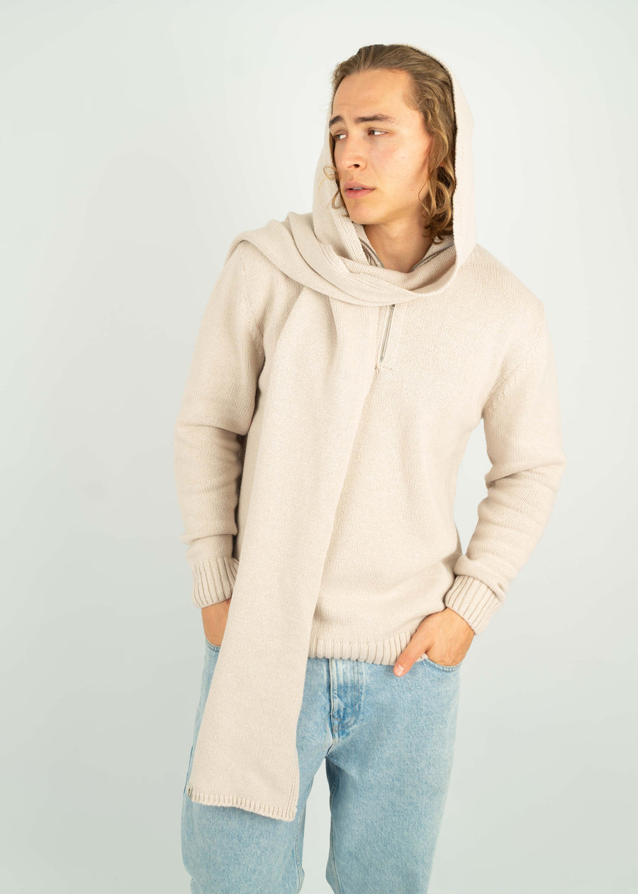 Hoodie-Schal MUFFLER OysterGrey