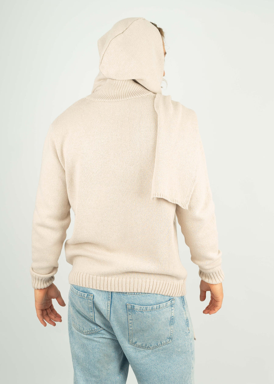 Hoodie-Schal MUFFLER OysterGrey