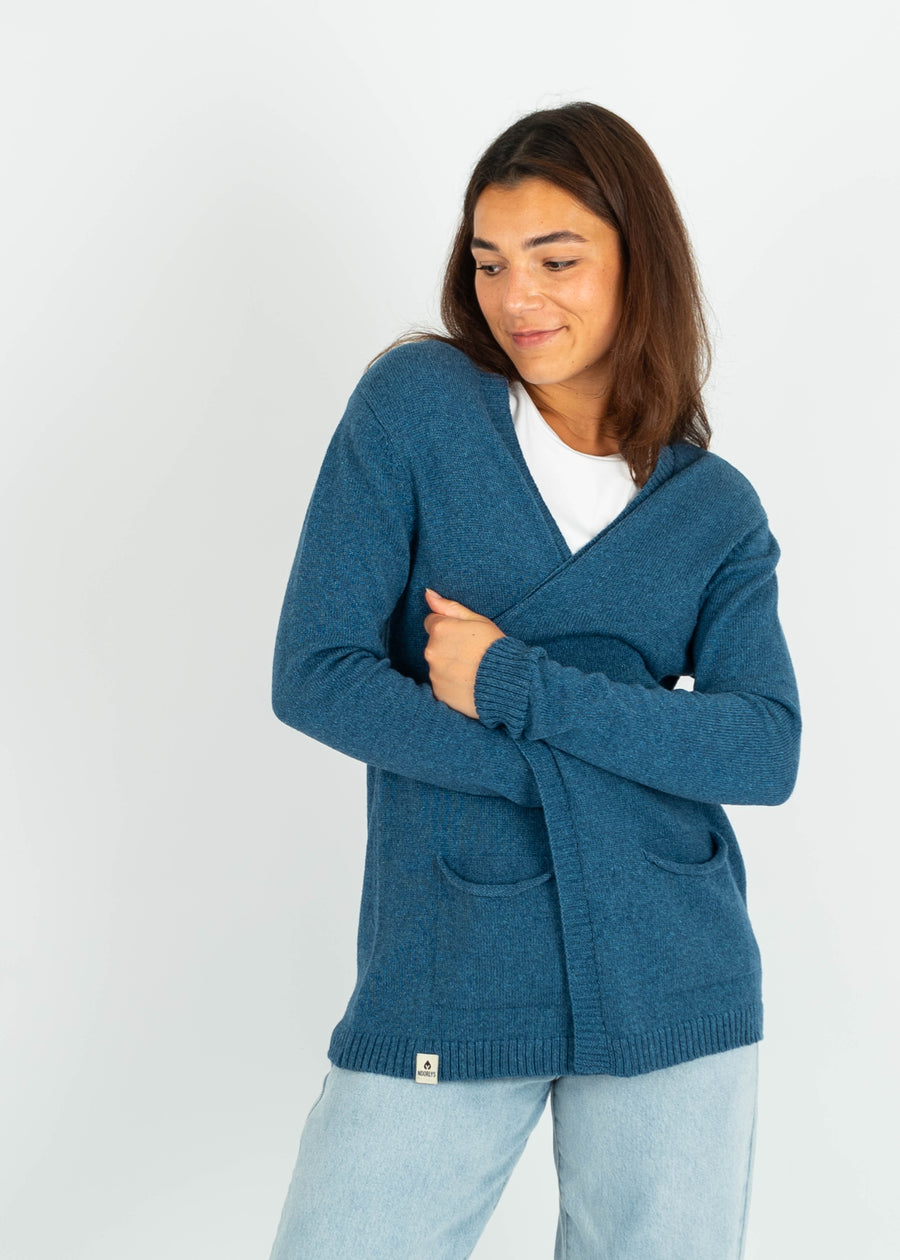 Strickjacke IDA DenimBlue