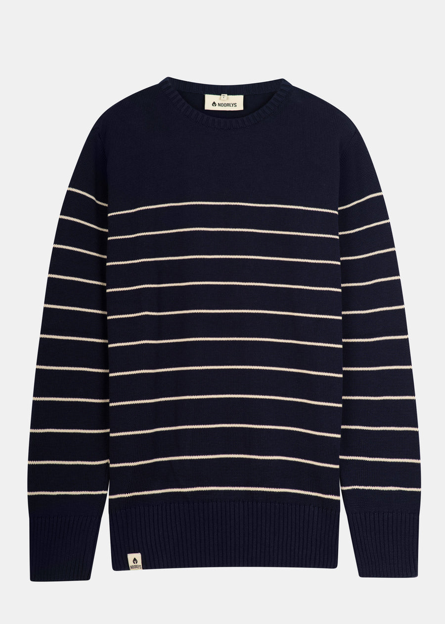 Second Choice Strickpullover NavyBeige-Striped